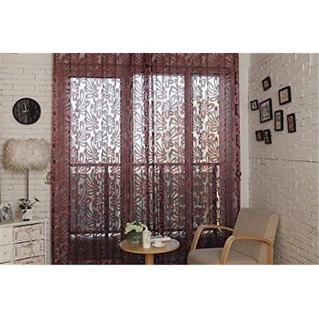 Dolce Mela Dolce Mela DMC472 Window Sheer Curtains Panel - Madrid DMC472
